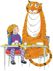 The Tiger Who Came to Tea - Character from Lowry Show