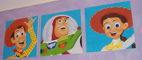 toy story mural
