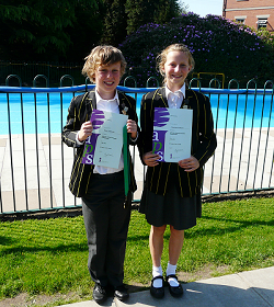 Huw and Charlotte Williams made it through at the Independent Association of Prep Schools (IAPS) National Swimming Championships