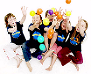 Enjoy-a-Ball - PhotoContest Children Playing Coloured Balls (Example of Photo for Competition)