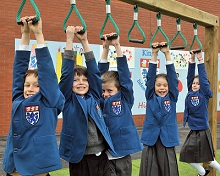 The King's School Juniors Enjoying New Playground