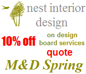 10% discount from Nest Interior Design to Mums and Dads readers