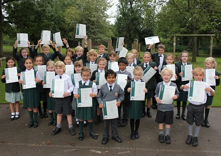 Pupils from Cheadle Hulme Junior