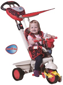 4-in-1 Dream, tricycle ride-on toy and stroller for babies and children from Smart-Trike