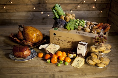 Riverford Christmas hamper with meat