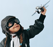 Child with an Airplane | Fathers Day Gift Ideas