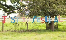 Just So Festival Sign