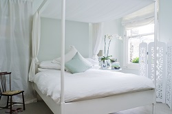 Pavilion Blue Bedroom from Farrow & Ball