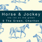 Horse and Jockey pub in Chorlton, logo