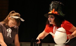 ‘Down the Rabbit Hole’, scene from the play