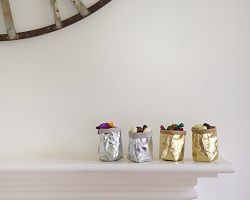 Velvet Dash Interiors, Uashmama Metallic Mini Paper Bags