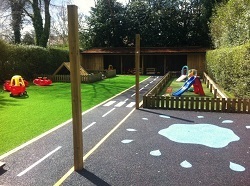 Nina's new nursery - outdoor area