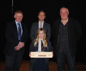 winner of the art competition, Lana Byrne