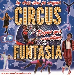 Circus Funtasia in Wythenshawe Park, 2017 flyer