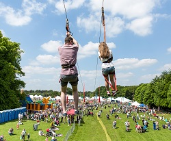 All the ages enjoy Ziplines