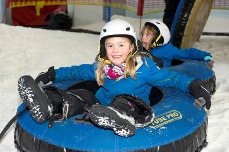Downhill Donuts in The Snow Park at Chill Factore in Manchester