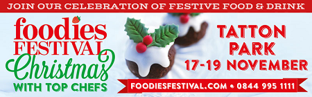 Foodies Festival at Tatton Park, Knutsford, Cheshire, Christmas 2017