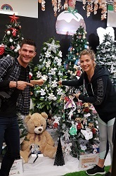 Aljaž Škorjanec and Gemma Atkinson | Francis House Festival of Trees Lowry Outlet