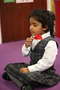 Meditating Girl | Children’s Mental Health Week at MHSG