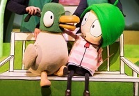 Sarah and Duck puppets | Sarah & Duck’s Big Top Birthday