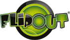 Flip Out Trampoline and Adventure Parks Logo