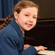 Harriet Bright, seven-year-old and star performing pianist from King’s school, Macclesfield