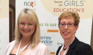 Helen Jeys, AESG headmistress, and Claire Hewitt, MHSG headmistress, Girls’ Global Forum II, Washington DC 2018