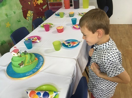 Top Big Parties | Birthday Boy Admiring his Cake