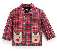 Reindeer Classic Pyjamas Top, JoJo Maman Bébé