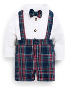 Tartan Short 3 Piece Set, JoJo Maman Bébé