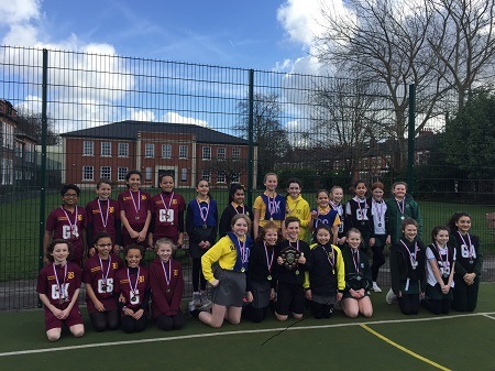 Top 3 High 5 netball Teams at Hulme Hall School