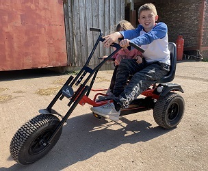 Pedal cart, red house farm