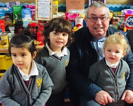 Pupils from Hulme Hall School