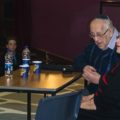 Ruth and Werner telling their stories at MGS Holocaust Memorial Day 2018