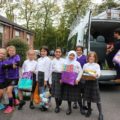MHSG Prep girls load a van of food_v1