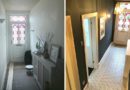 Hallway before and after makeover | Dark Interior Design