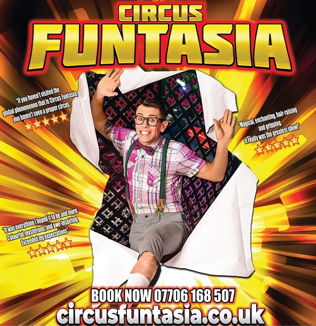 Circus Funtasia , 2020 UK tour poster
