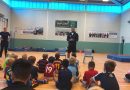 Wes Brown at summer football camp at Wilmslow Prep School
