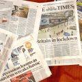 Events during coronavirus outbreak, newspapers updates
