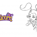 Lillicorn, logo and main character