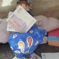 Piggy Bank, Money, and Toys