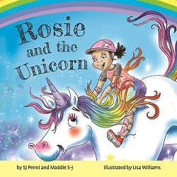 Rosie and unicorn book front cover