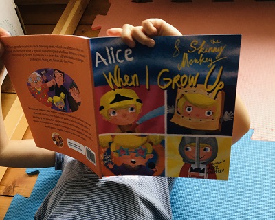 'When I Grow up' personalised kids book