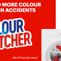 A box of Colour Catcher laundry sheets on a washing machine