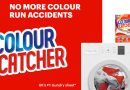 A box of Colour Catcher laundry sheets on a washing machine
