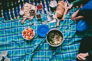 Picnic indoors