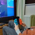 Boy playing with Minecraft Controller for Nintendo Switch