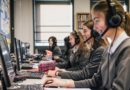 Girls from Manchester High using technology