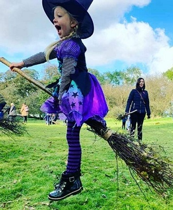 Broomstick workshop Halloween at the Old Hall