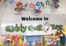 Giddy Goat Toys welcome sign